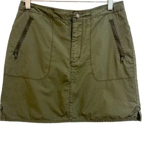 Columbia Green Khaki Outdoors Hiking Skort Size 6